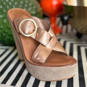 Jessica Simpson Tan Platform Sandals